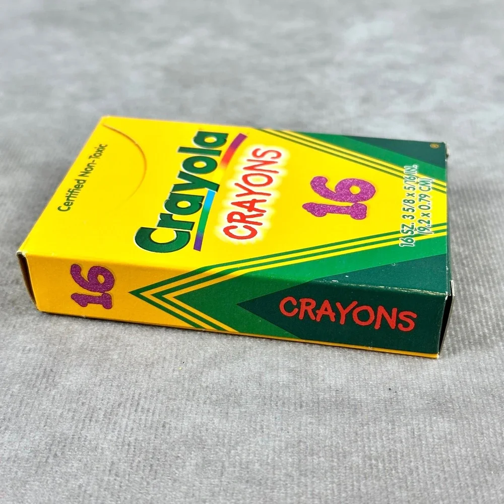Vintage 1997 Crayola Crayons 16 Count Classic Colors Non Toxic Art Supplies